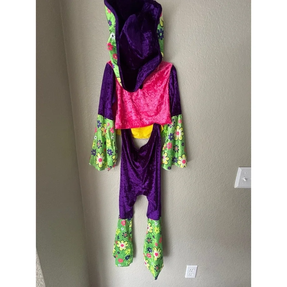 Hippie Dippie Girls Costume Childs‎ Medium (8-10)